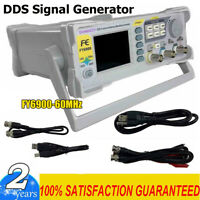 FY6900 60MHz Function Arbitrary Waveform Pulse DDS Signal Generator 2 Channel